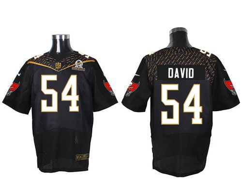 Nike Buccaneers #54 Lavonte David Black 2016 Pro Bowl Men's Stitched NFL Elite Jersey